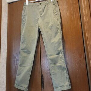 GAP - Olive khakis with side detail